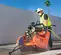 Orange Norton 24 inch Self-propelled Concrete Street Saw