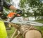 Gray and orange STIHL Chainsaw, 18 in., Gas Powered