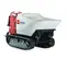 Red and black and white TORO Concrete Buggy, 16 cubic ft., Tracks, Gas Powered