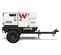 White and black WACKER 20-25 kW Towable Generator, Tier 4 Diesel