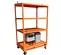 Orange and Grey WORKSITE Welder, 350 amp, 6-pack Multi-operator