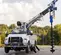 White Elliott 47 ft. Digger Derrick Truck