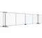 Red Modular sliding gate