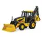 Yellow and black JOHN DEERE 108-116 HP Backhoe Loader, 15-16 ft. Dig Depth, Extendahoe