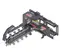 Gray PALADIN Trencher Attachment for Skid Steer