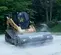 Black Paladin Broom With Bucket Attachment for Skid Steer