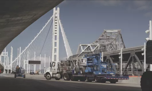 bridge construction jobsite