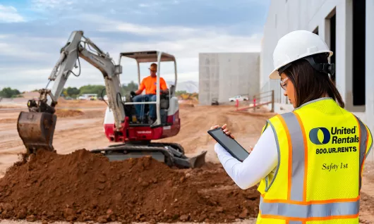 United Rentals Construction Site