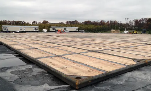 Oilfeld timber mat