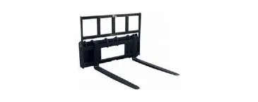 skid steer fork attachment