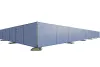 Temporary Fence with Privacy Screen product image with white background