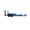 Blue Anderson Tandem Axle Drop Deck Trailer