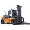 Orange and Black and White DOOSAN 35,000-50,000 lb. Diesel Warehouse Forklift, Pneumatic Tires