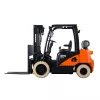 Orange and black Doosan warehouse forklift