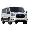 White Ford passenger van