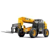 Yellow and Black JCB 9,000 lb. Telehandler, 30-45 ft., Variable