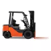 Orange and black Toyota Diesel Warehouse Forklift
