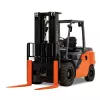 Orange and black Toyota Diesel Warehouse Forklift
