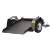 Black Barretto single axle utility trailer
