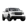 White Ford Maverick pickup truck