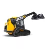 Yellow and black JCB 3,400 lb. Compact Track Loader, Telescopic Boom