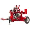 Red Barretto vertical log splitter