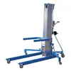 Blue and silver Genie 700-800 lbs. 19-20 ft. manual material lift