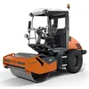 Orange Hamm Ride-on Single Smooth-drum Vibratory Roller