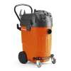 Orange and black HUSQVARNA Wet/Dry Portable Vacuum, 10-14 gal.