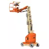 Orange and beige JLG 32 ft. Vertical Mast Boom Lift, Electric