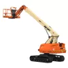 Orange JLG  Telescopic Boom Lift With Tracks