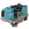 Turqoise TENNANT Ride-on Floor Scrubber, 48 in., Propane Powered