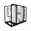 White and black AES 300 kVA Step Down Transformer, 1,200 Amp Panel