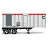 White, black and red CUMMINS 800-1,000 kW Towable Generator, Diesel