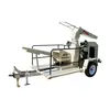 Beige FINNCORP Straw Blower, Gas Powered, 7 Tons