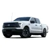 White Ford 1/2-Ton Pickup Truck, Crew Cab, 4WD, Electric, Extended Range