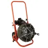 Orange and black GENERALPIPE Easy-rooter Plumbing Snake, Electric-powered, 5/8 in. X 100 ft.