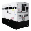 White and black MULIQUIP 16-25 kW Towable Generator, Tier 4 Diesel