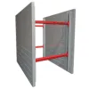 Gray and red Speedshore Aluminum Trench Box