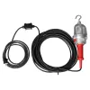Silver and red and black WORKSITE Handheld Work Light, 12V, Explosion Proof