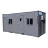 Gray GENERIC 20 ft. by 8 ft. by 8.5 ft. Ground-Level Office Container