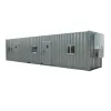 Gray GENERIC 40 ft. by 8 ft. by 9.5 ft. Ground-Level Office Container, 2 Offices