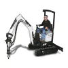 White and black Bobcat Mini Excavator