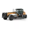 Orange and gray CASE 195-205 HP Motor Grader, 14 ft. Blade