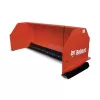 Red and black BOBCAT SNOWPUSHER Snow Plow Attachment for Skid Steer