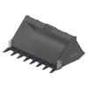 Gray Paladin 74 in. Tooth Bucket Attachment for Skid Steer