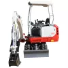 Red, white and gray TAKEUCHI 3,000-3,999 lb. Mini Excavator, Zero Tail Swing