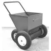 silver fertilizer spreader product shot