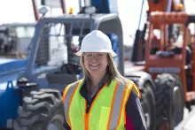 Worker Female Jobsite
