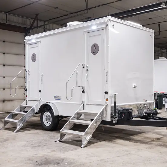 4 Station Event Restroom Trailer Exterior